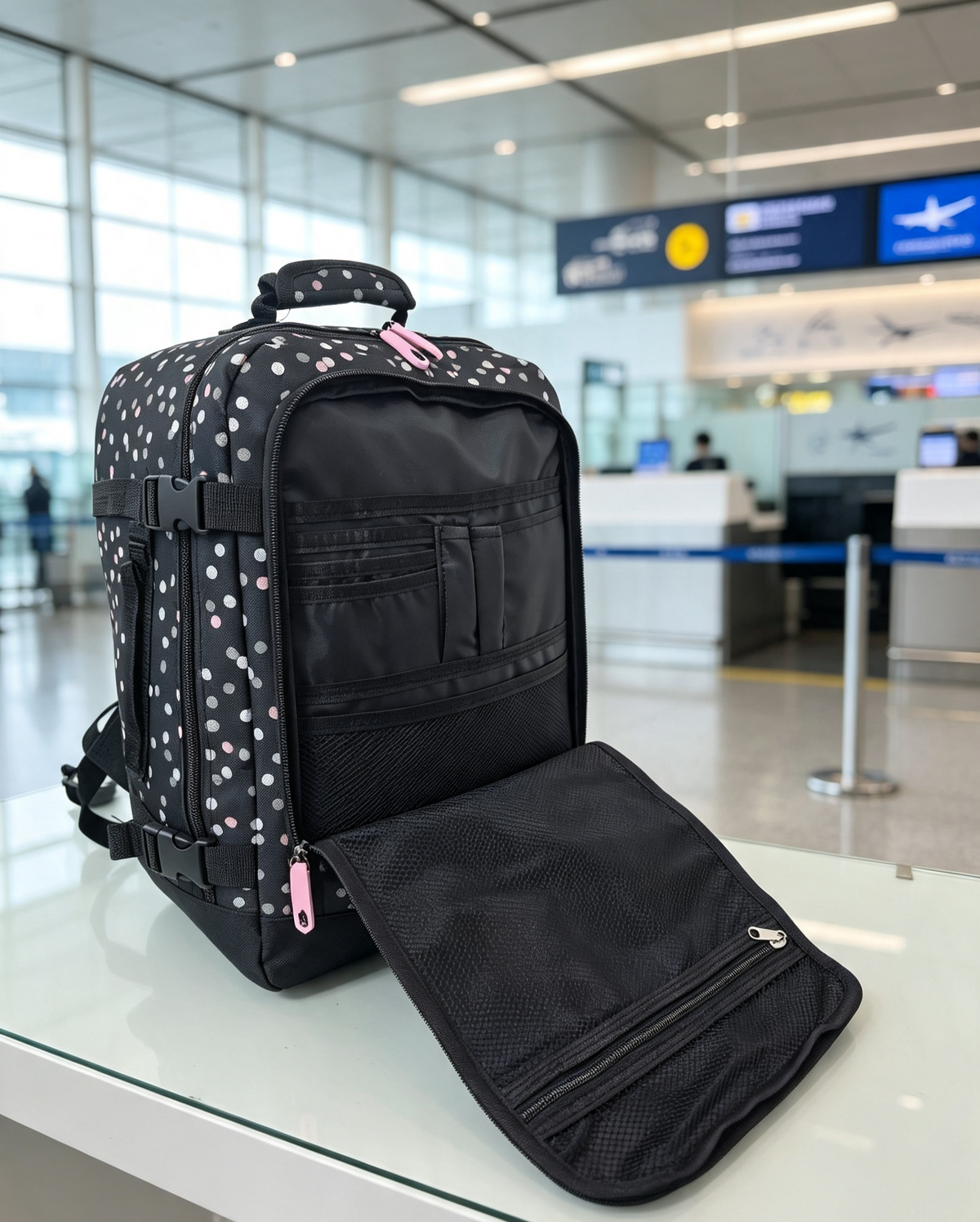 40x30x20cm Ryanair Approved Cabin Bag Underseat Hand Luggage Carry On backpack