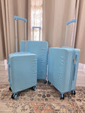 3PCS Hard Shell ABS Suitcase Set Travel 4 Wheels Cabin Luggage With TSA Lockroduct